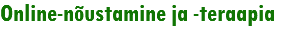 Online-nõustamine ja -teraapia